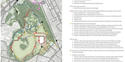 Mapa de Auckland domain