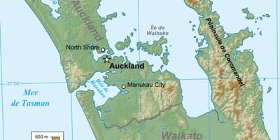 Auckland mapa geológico