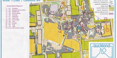Mapa de Epsom Auckland