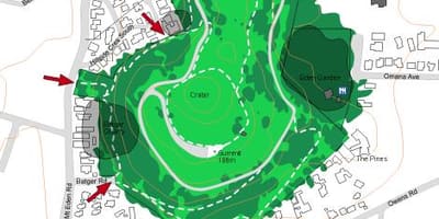 Mapa de mt Eden