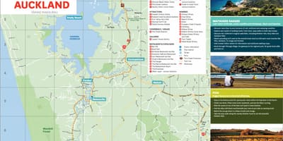 Mapa de west Auckland